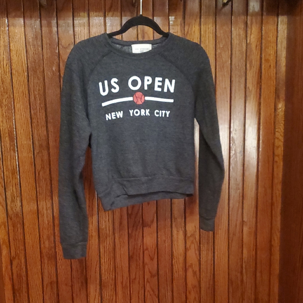 US Open SOL ANGELES SIZE SMALL New York City Gray Sweatshirt